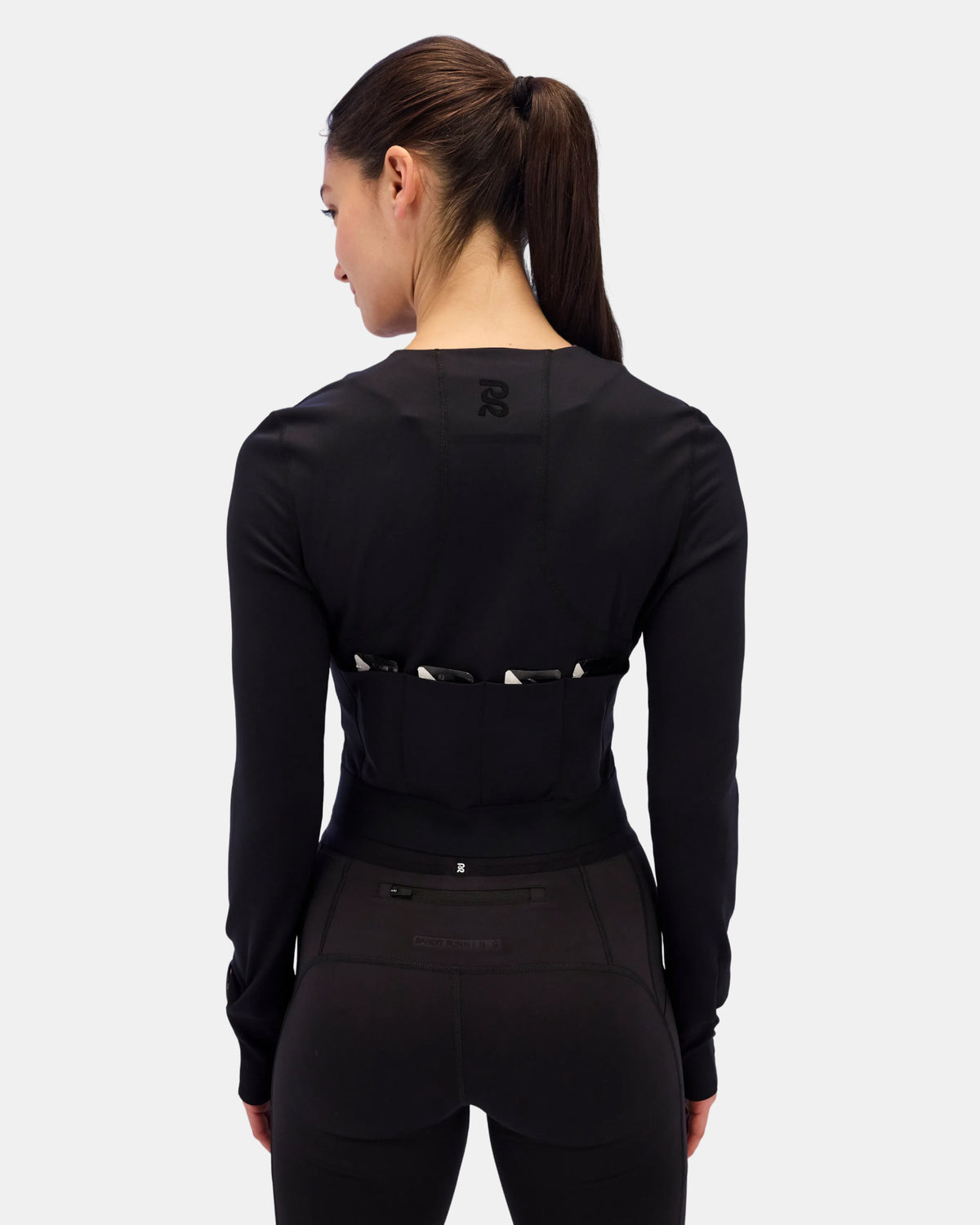 Women’s Long Sleeve Fuyu™ Race Crop - Black