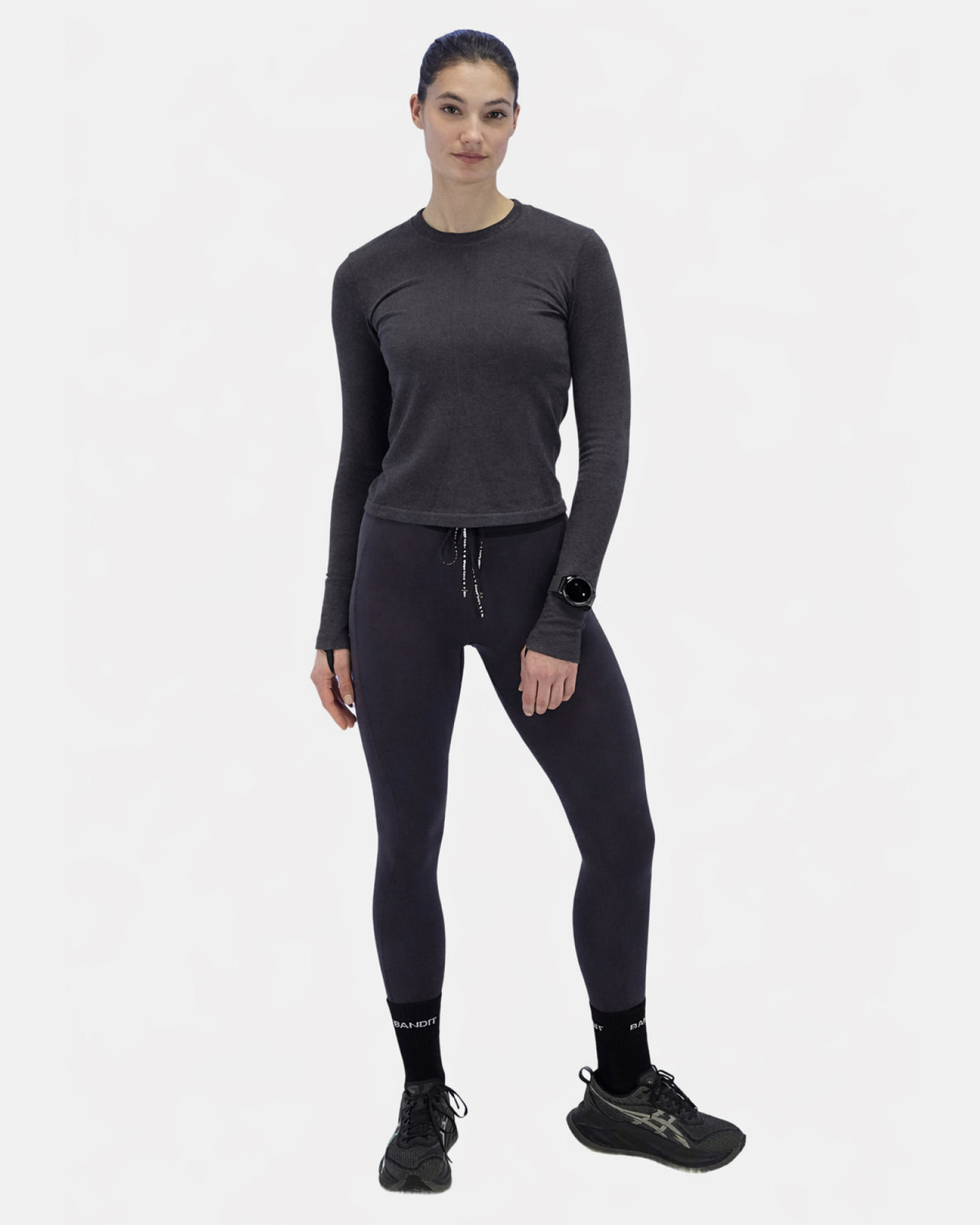 Women's Seamless Wool Blend Long Sleeve - Shadow