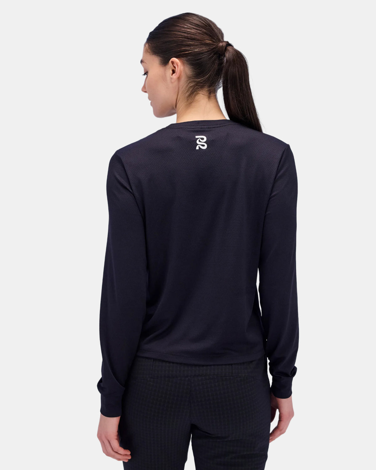 Women's Micromesh™ Long Sleeve Tee - Black