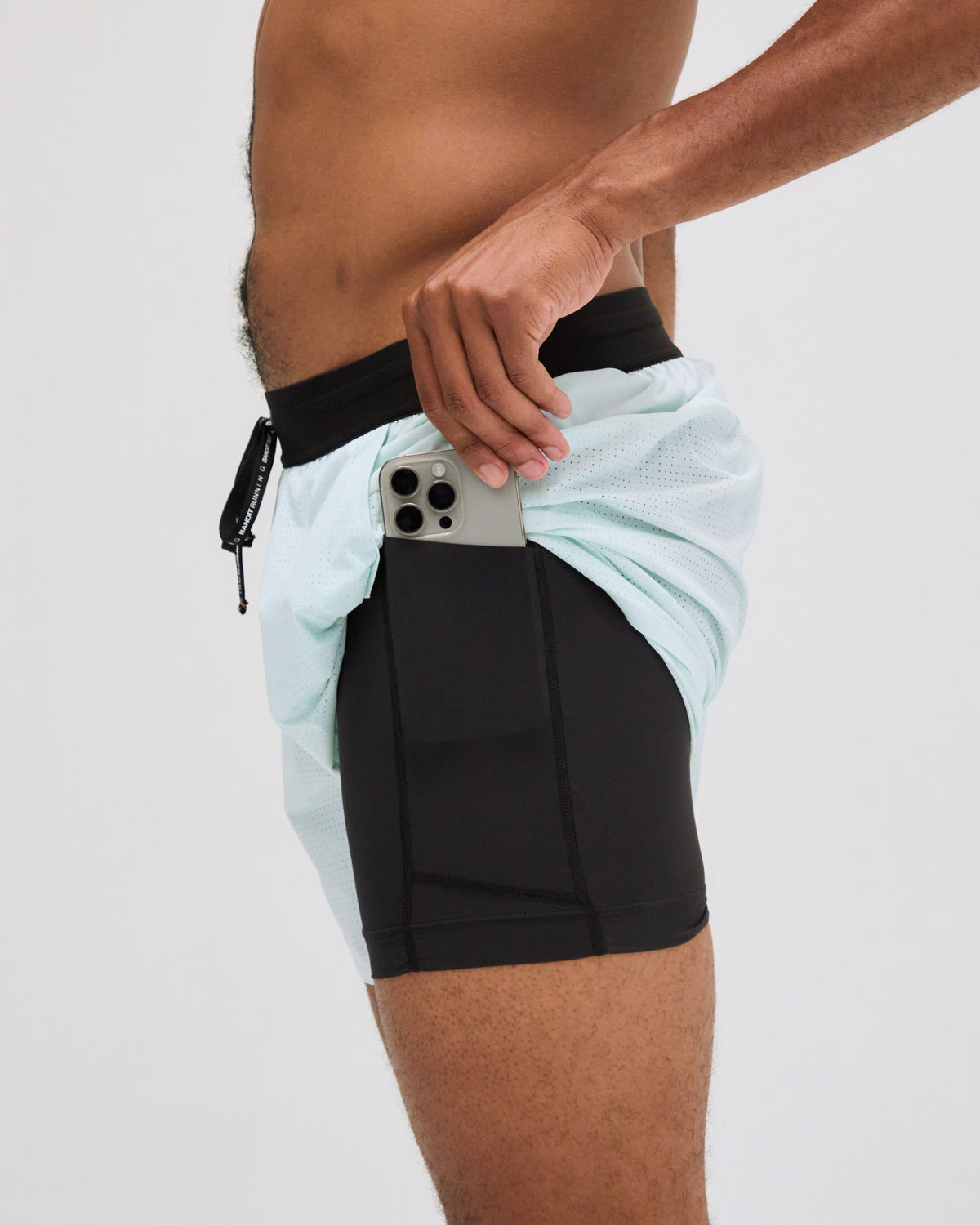 Men's Vento™ 5" Run Short - Minty Blue