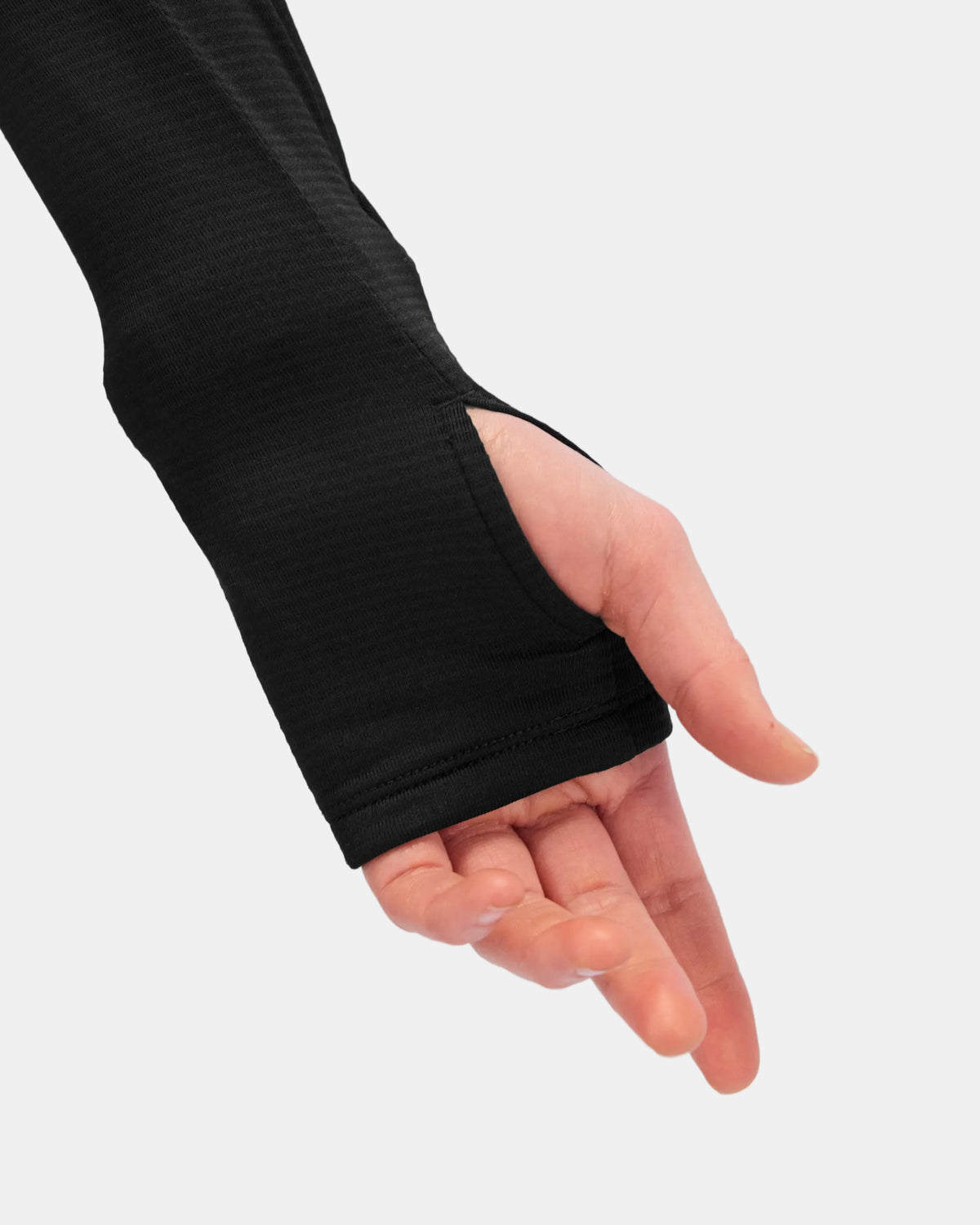 Women's AuraGrid™ Mockneck Performance Top - Black