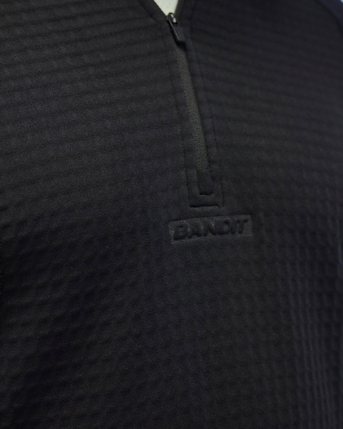 Men's CaldoGrid™ Quarter Zip - Black
