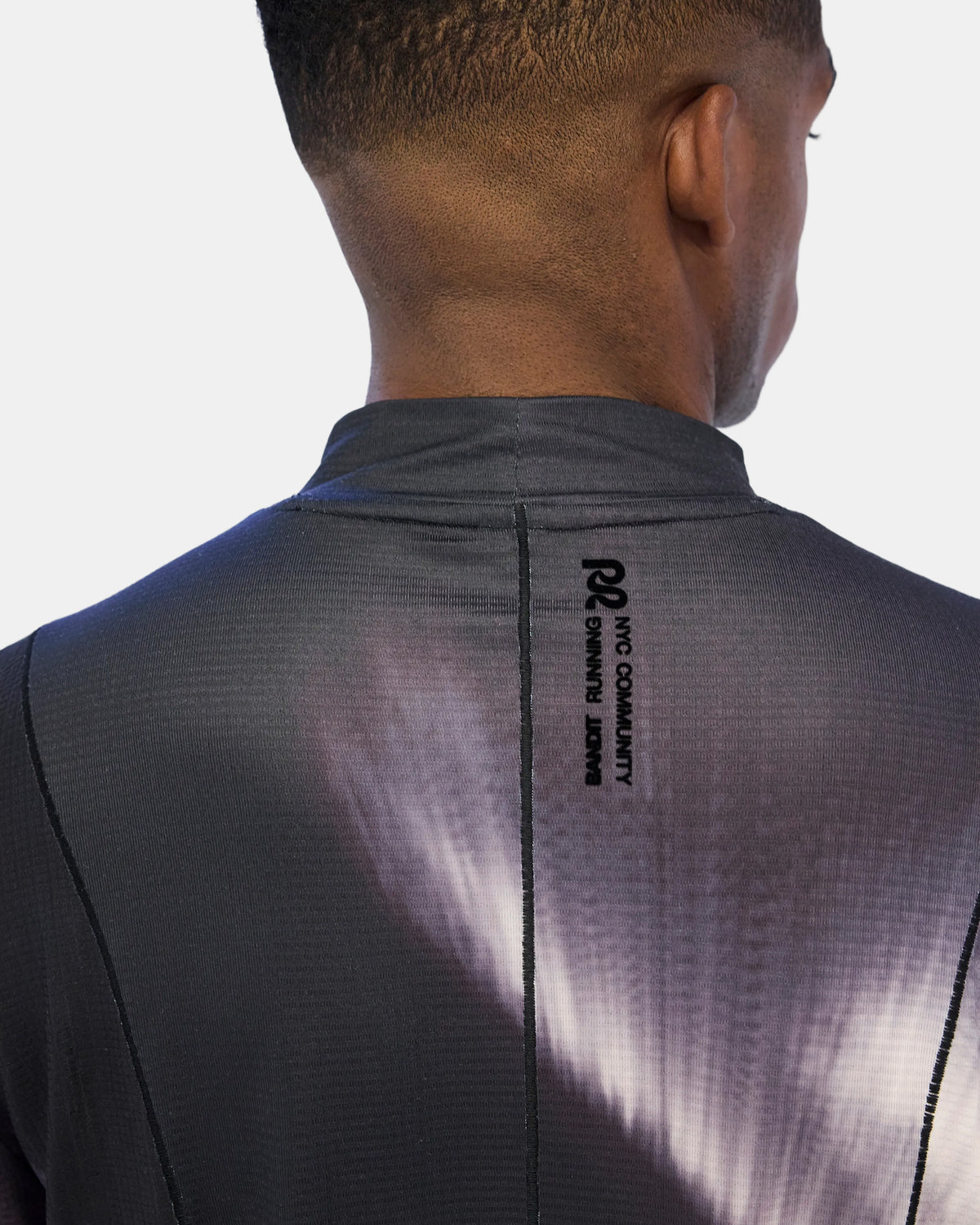 Men's AuraGrid™ Mockneck Long Sleeve - Haze Multi
