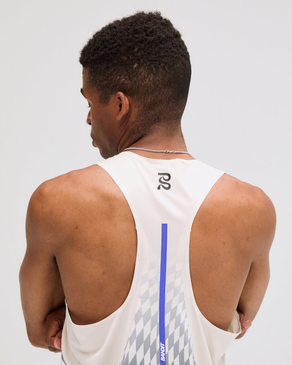 Drift™ Mosaic Racing Singlet - Black with Chalk