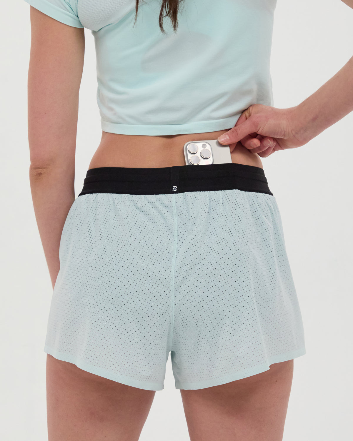 Women's Vento™ 3" Split Short - Minty Blue