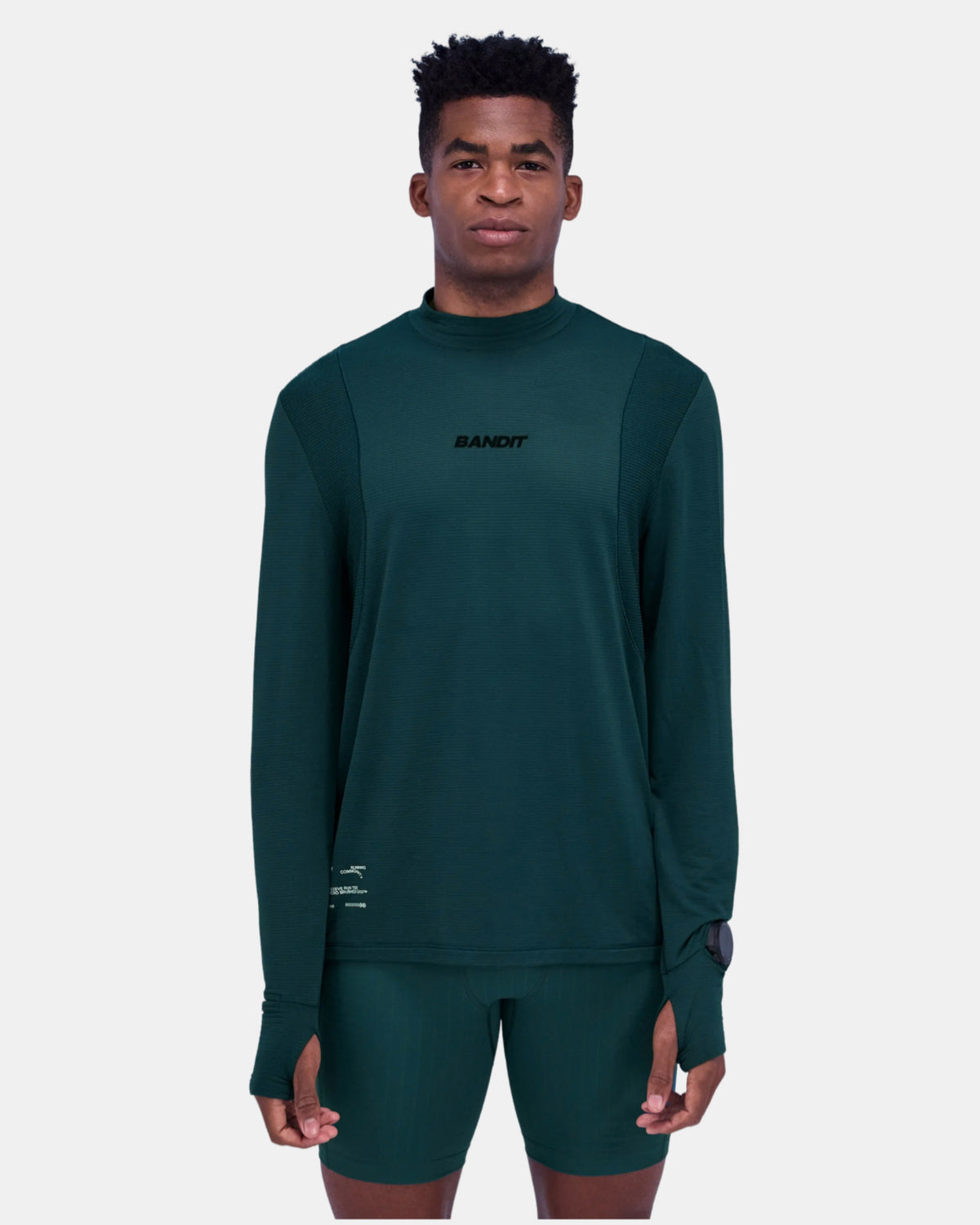 Men's AuraGrid™ Mockneck Long Sleeve - Storm