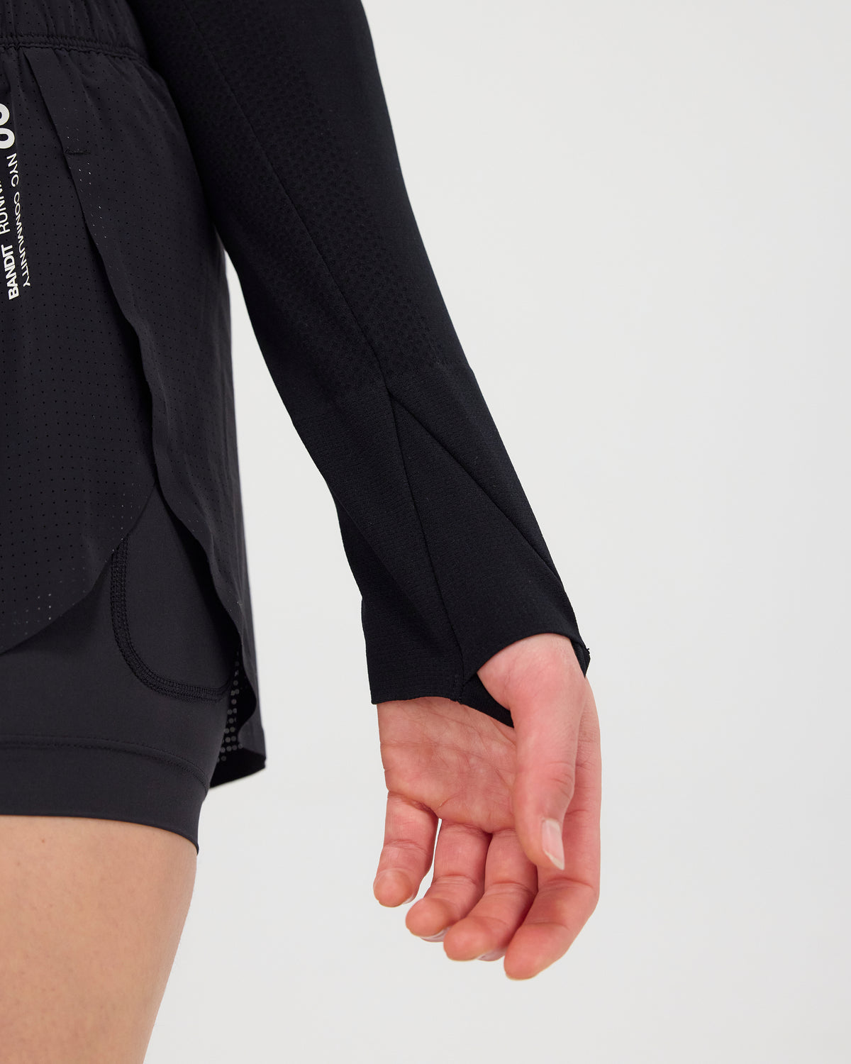 Women's Mercury Seamless™ Long Sleeve Crop - Black