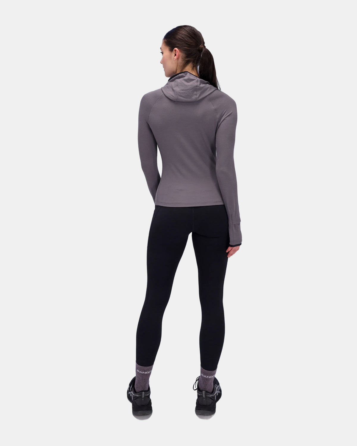 Women's AuraGrid™ Hooded Performance Top - Haze