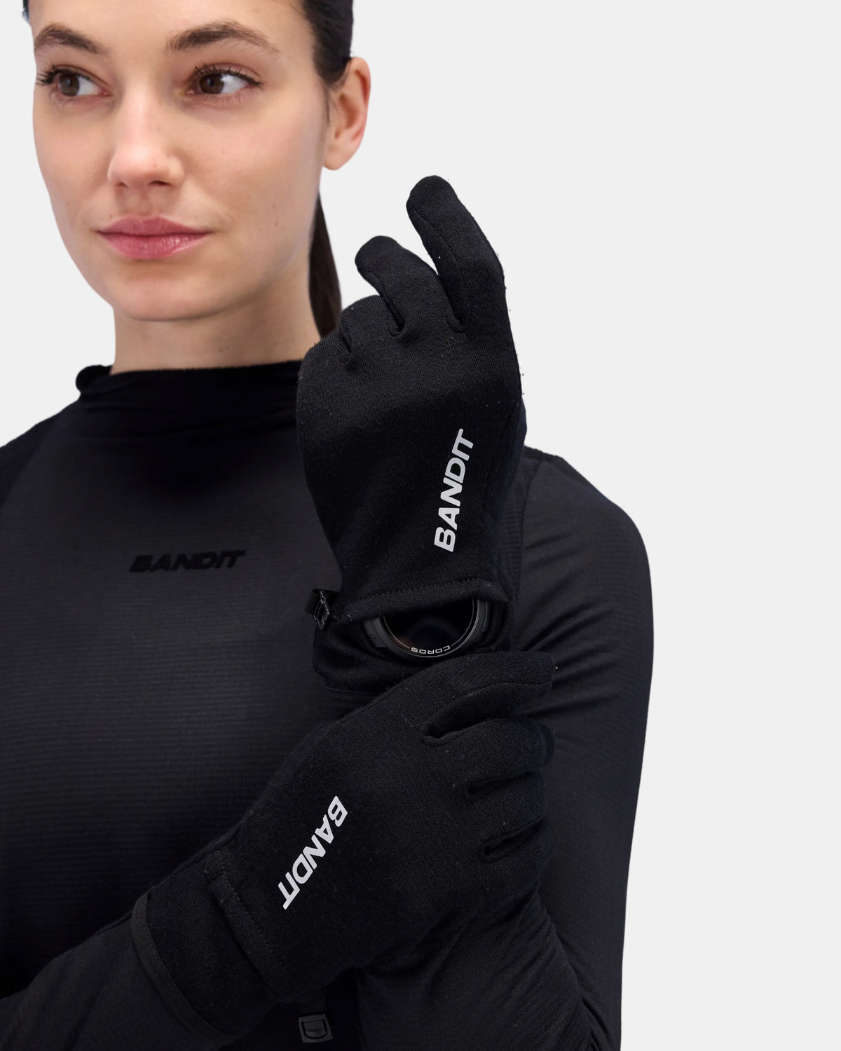 Merino Performance Gloves, Unisex - Black