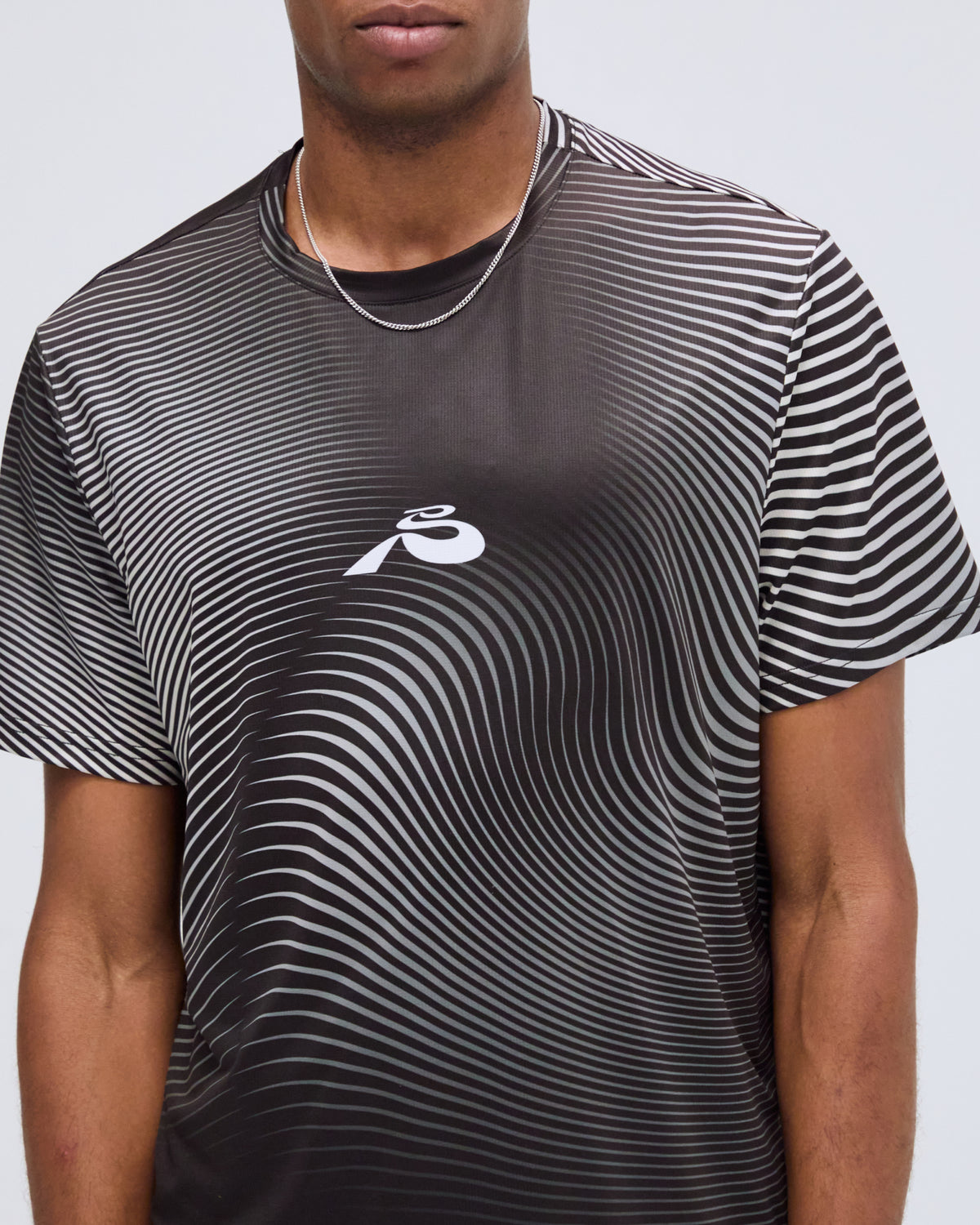 Drift™ Mirage Performance Tee - Black with Chalk Print