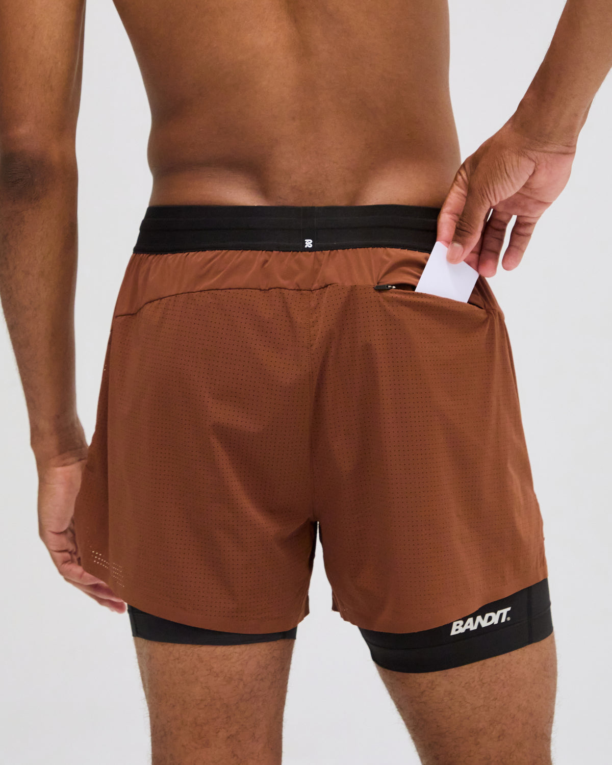 Men's Vento™ 2-In-1 Run Short - Coffee Bean