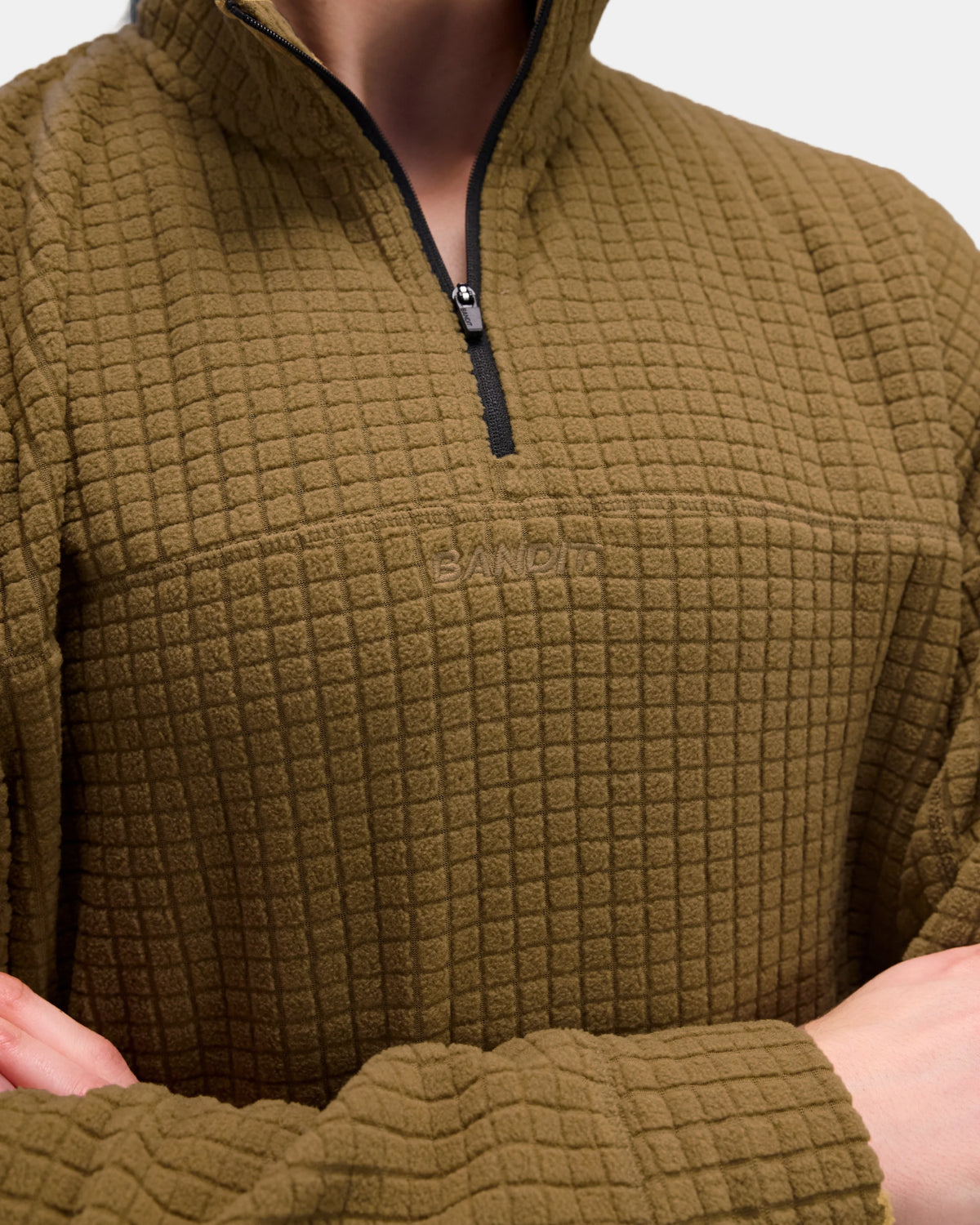 Women's MacroSoft™ Quarter Zip - Antique Brass
