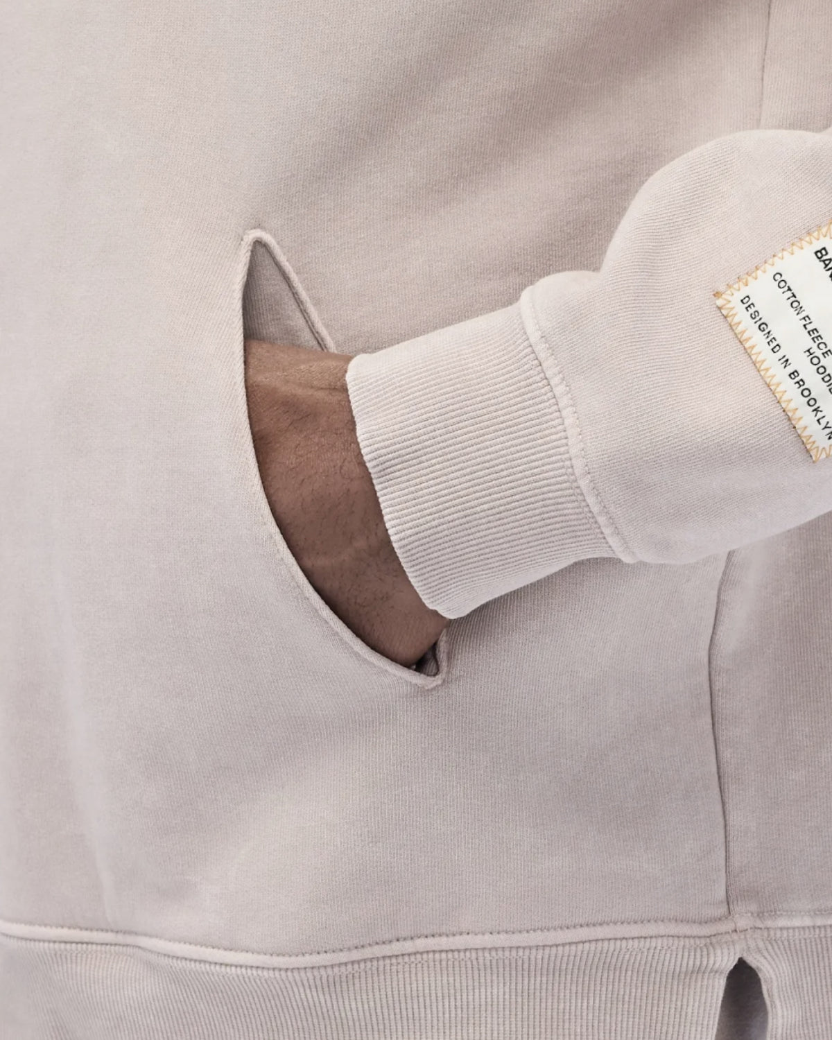 Melted Bandit Embroidered Hoodie - Ash