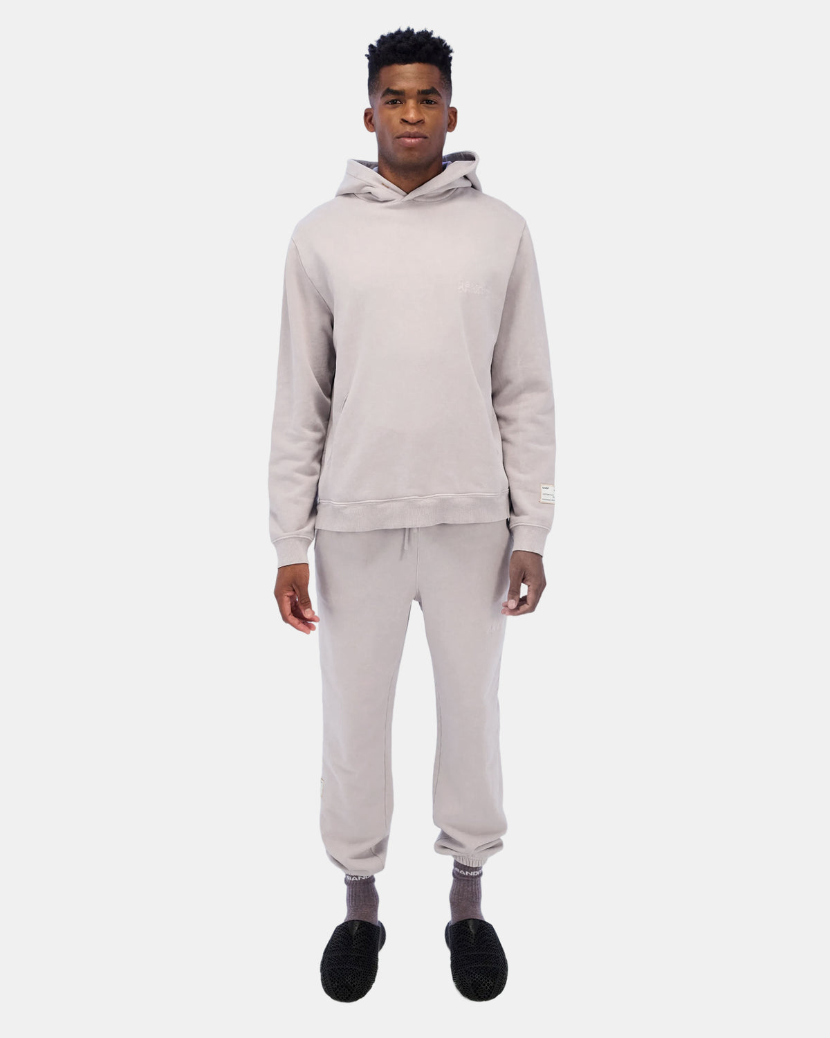 Melted Bandit Embroidered Hoodie - Ash