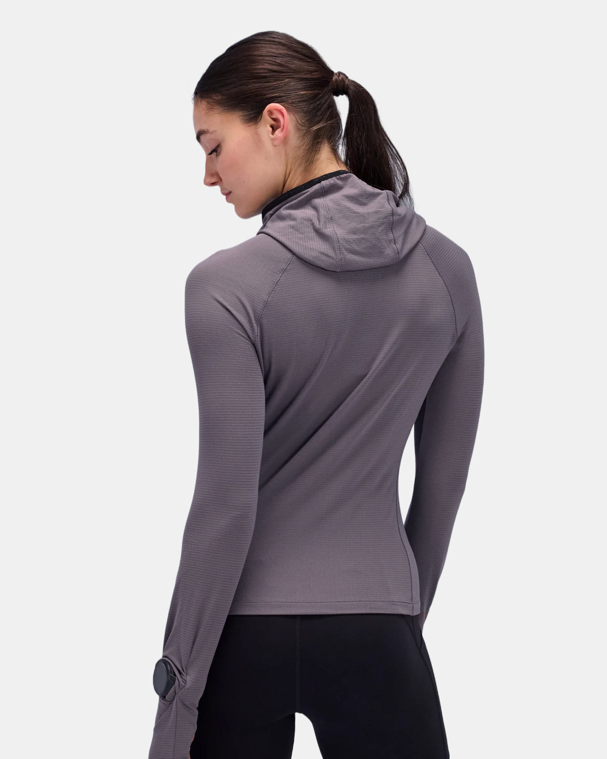 Women's AuraGrid™ Hooded Performance Top - Haze