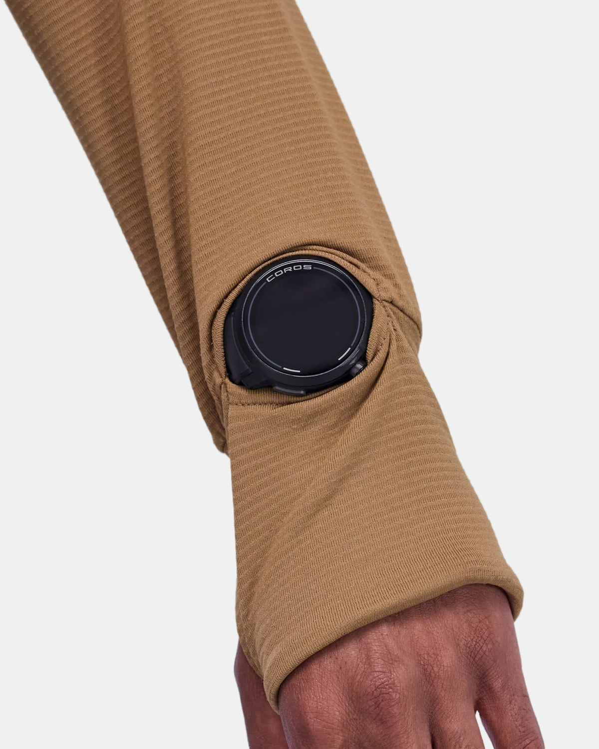 Men's AuraGrid™ Mockneck Long Sleeve - Antique Brass
