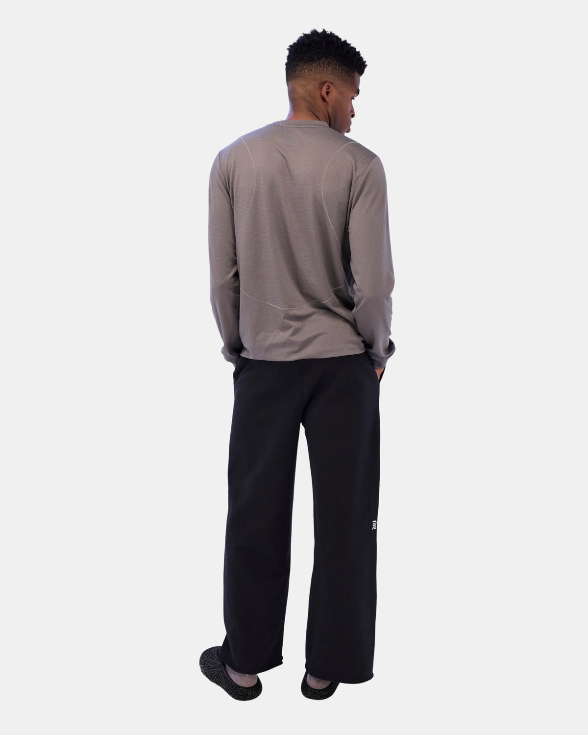 Wideleg Chiller Sweatpant - Black