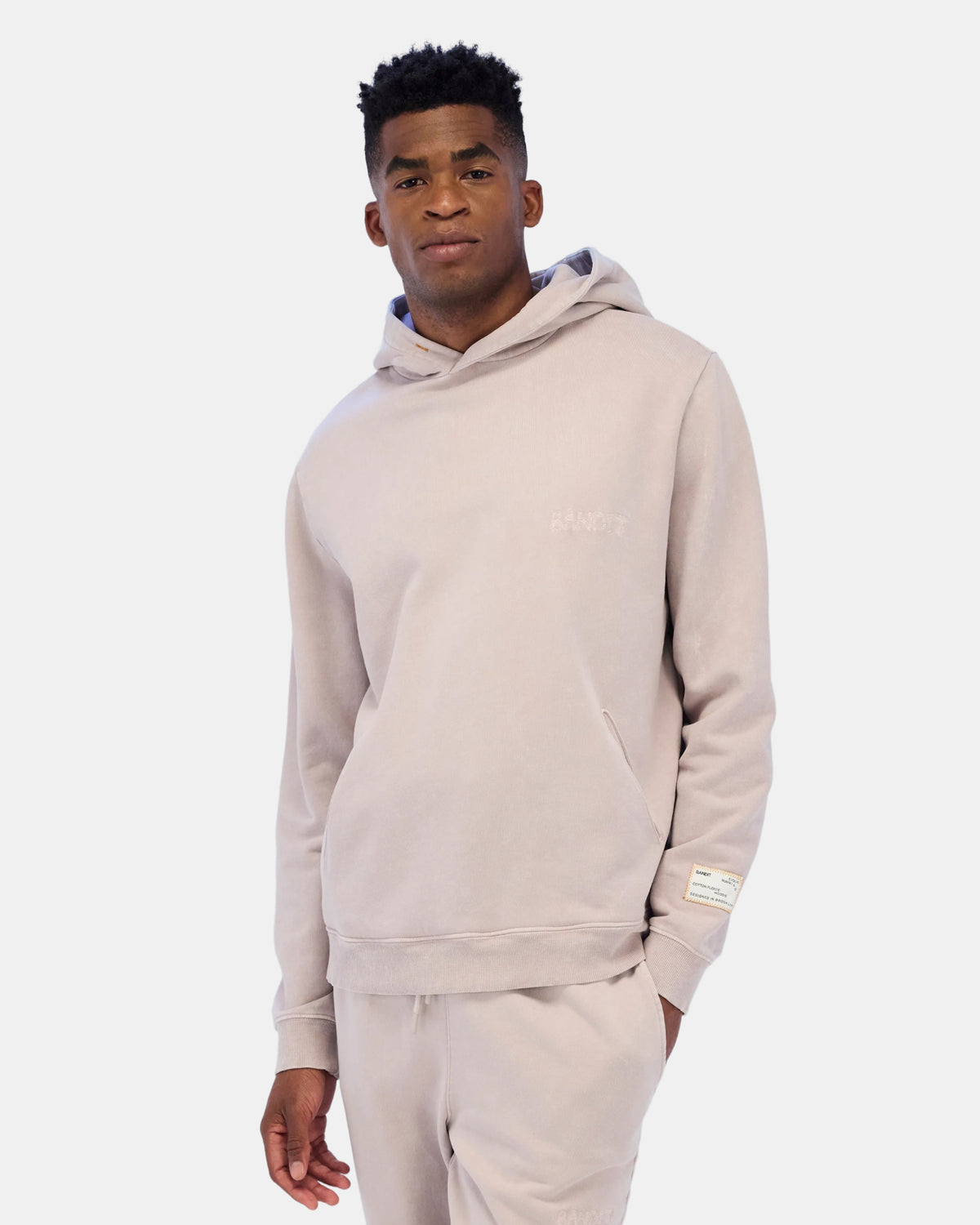 Melted Bandit Embroidered Hoodie - Ash