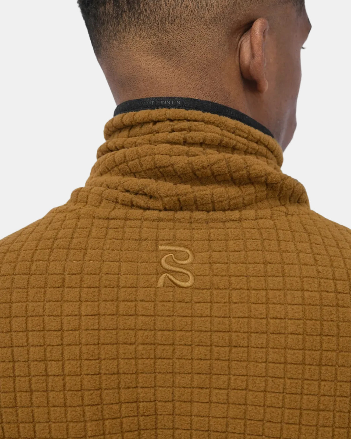 Men's MacroSoft Grid™ Funnelneck - Antique Brass