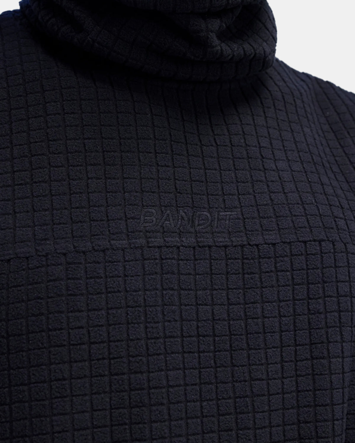 Men's MacroSoft Grid™ Funnelneck - Black