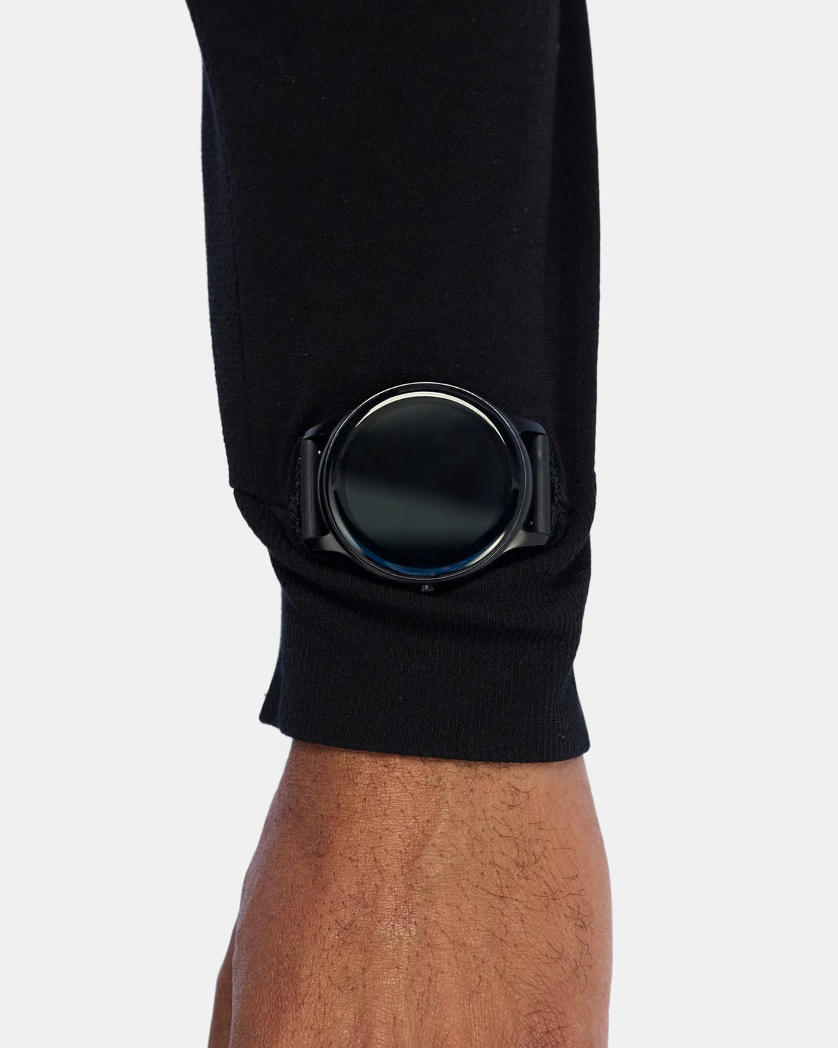 Men's Wool Blend Seamless Long Sleeve - Black