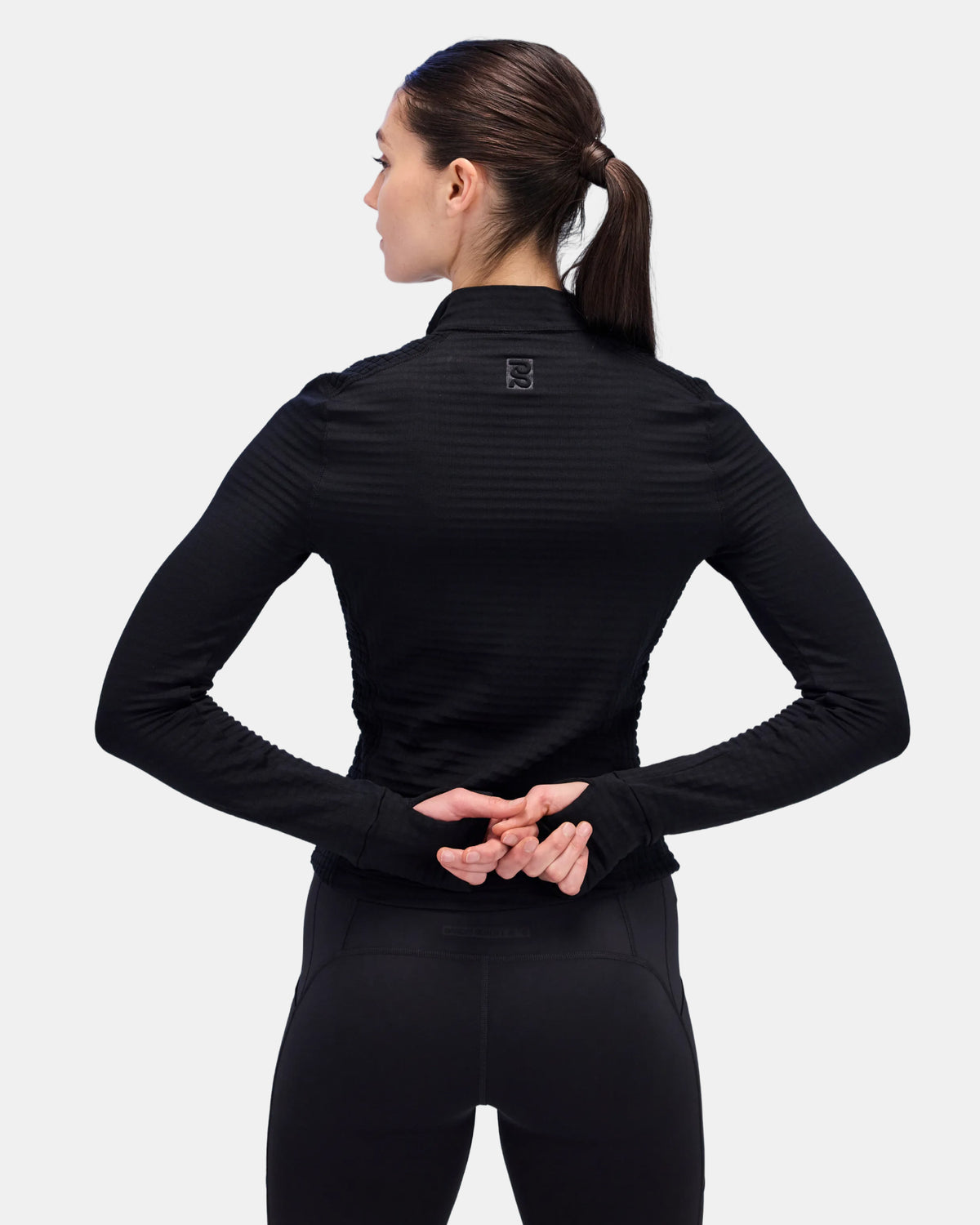 Women's CaldoGrid™ Quarter Zip - Black