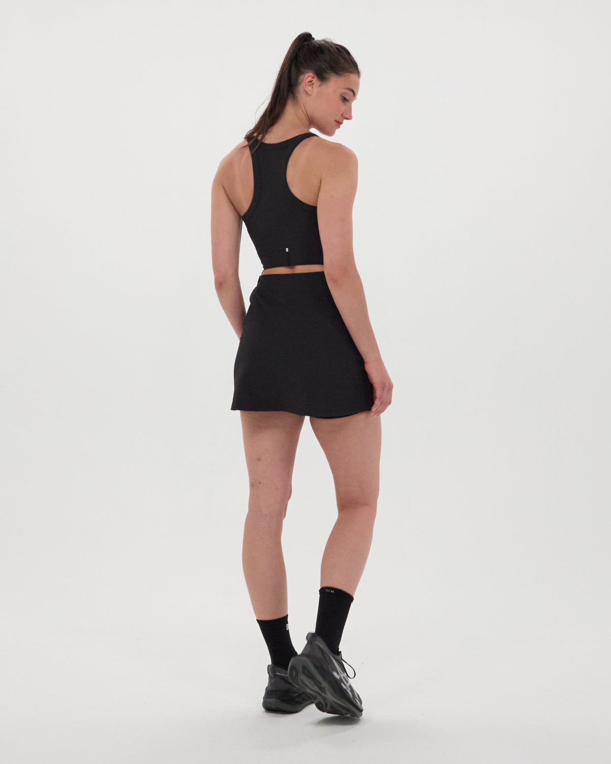 Cadence™ Scoop Neck Run Dress - Black