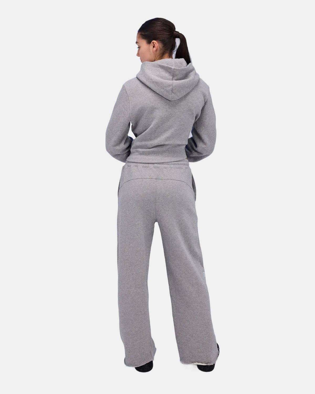 Wide Leg Chiller Sweatpant - Heather Grey