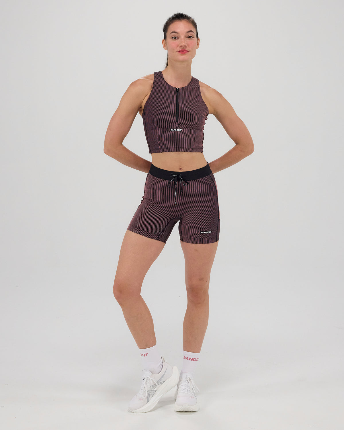 Lite Run™ Socks - White / Mauve (2 Pack)