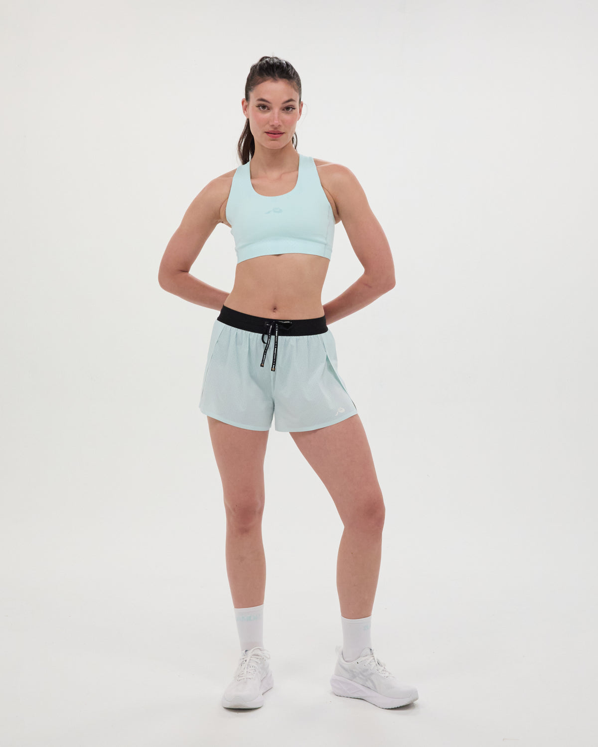 Stamina™ Scoop Neck Run Bra - Minty Blue