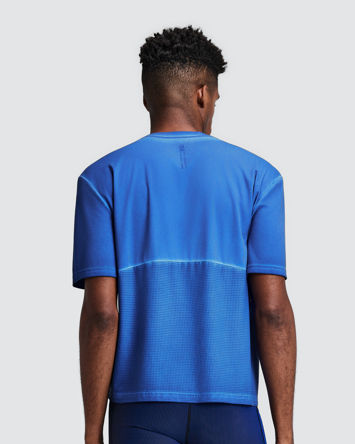 Men's FrioSoft™ Perforated Box Tee - Bauhaus Blue
