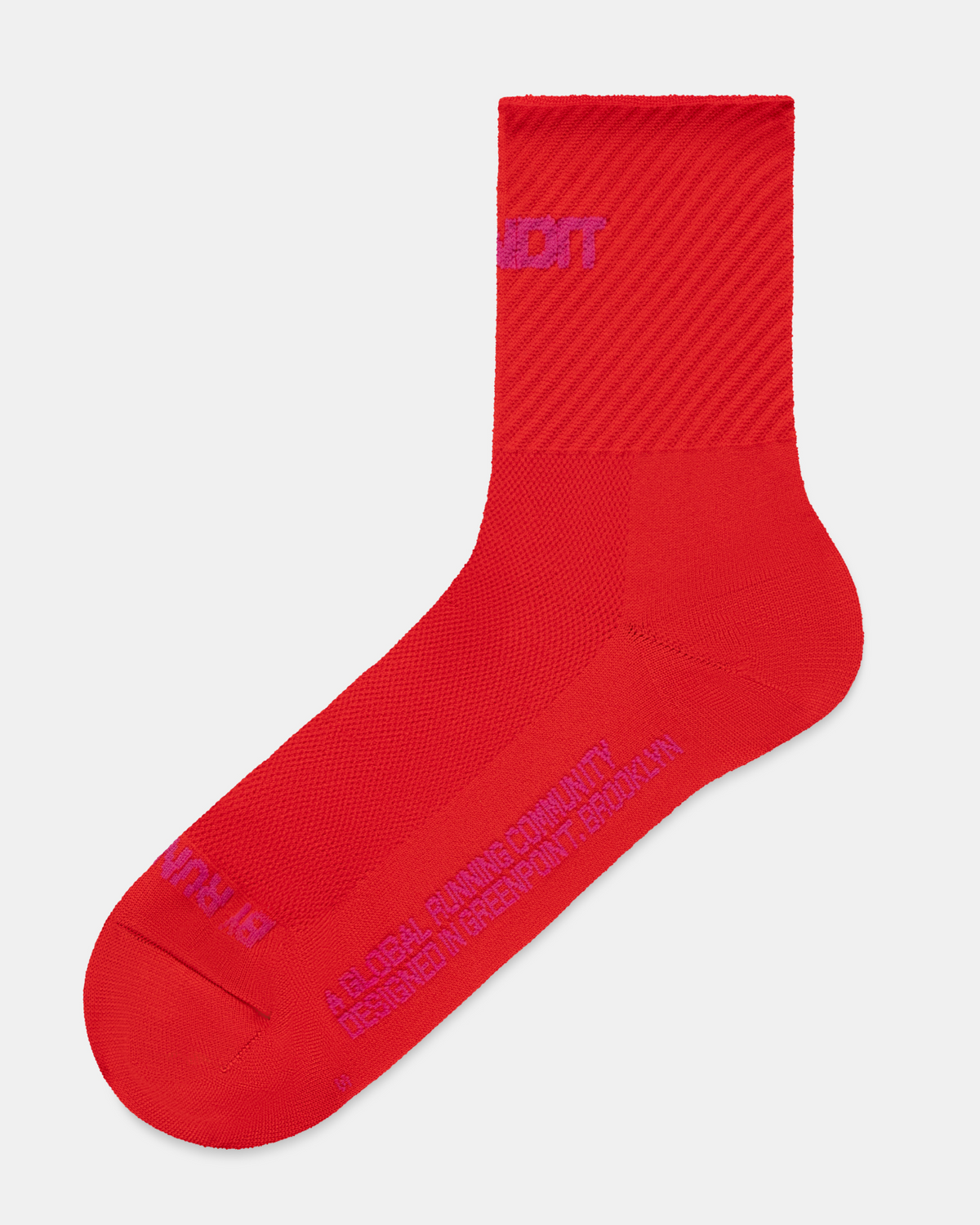 Lite Run™ Stripe Jacquard Sock - Poppy (2 Pack)