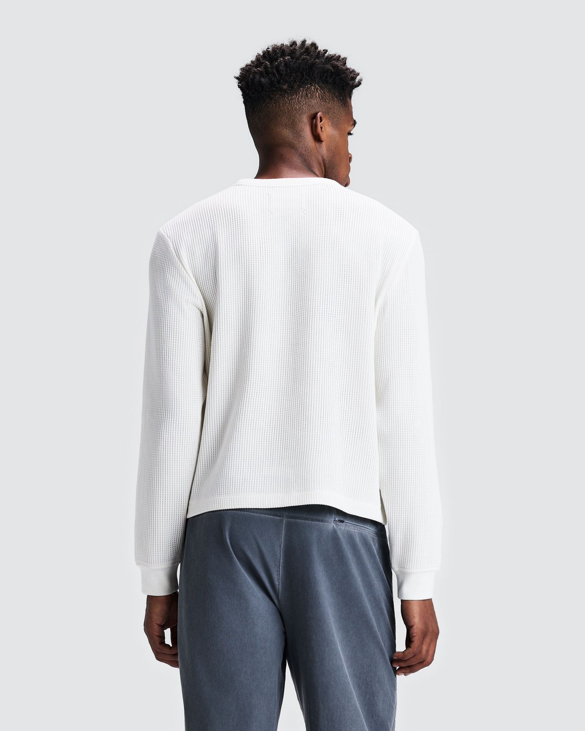 Men's Polartec® Waffle Long Sleeve - Stone White