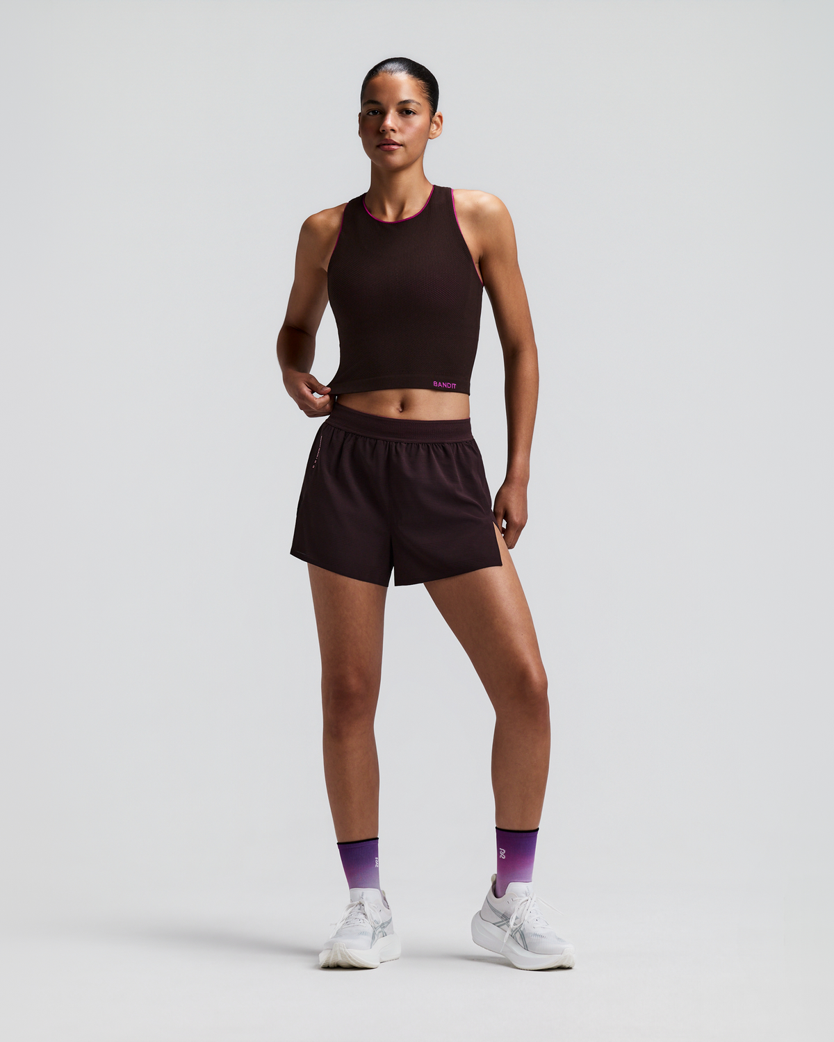 Women's StretchKnit™ Pop Stitch™ Run Tank - Espresso