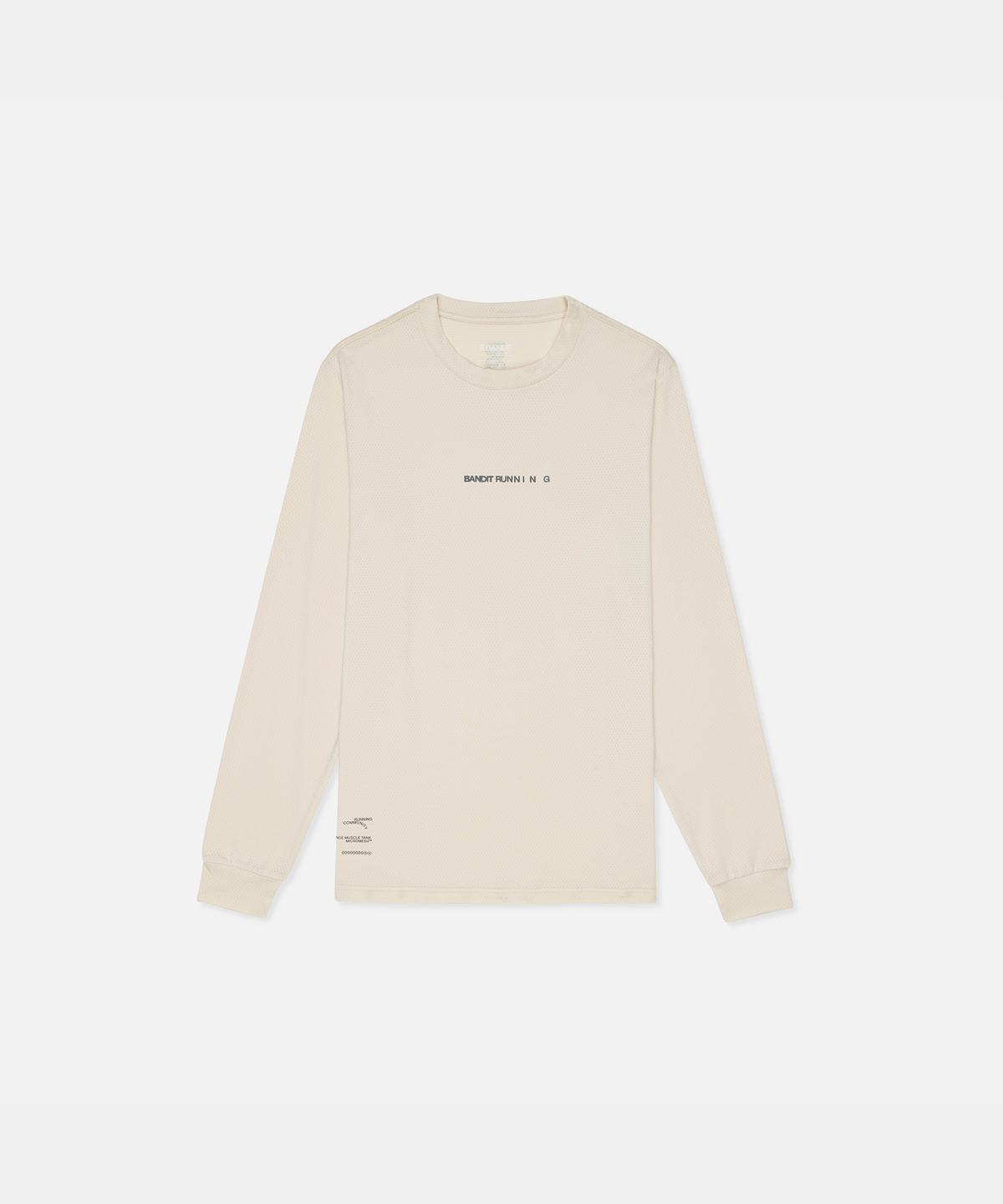 Unisex Micromesh™ Long Sleeve Performance Tee - Champagne