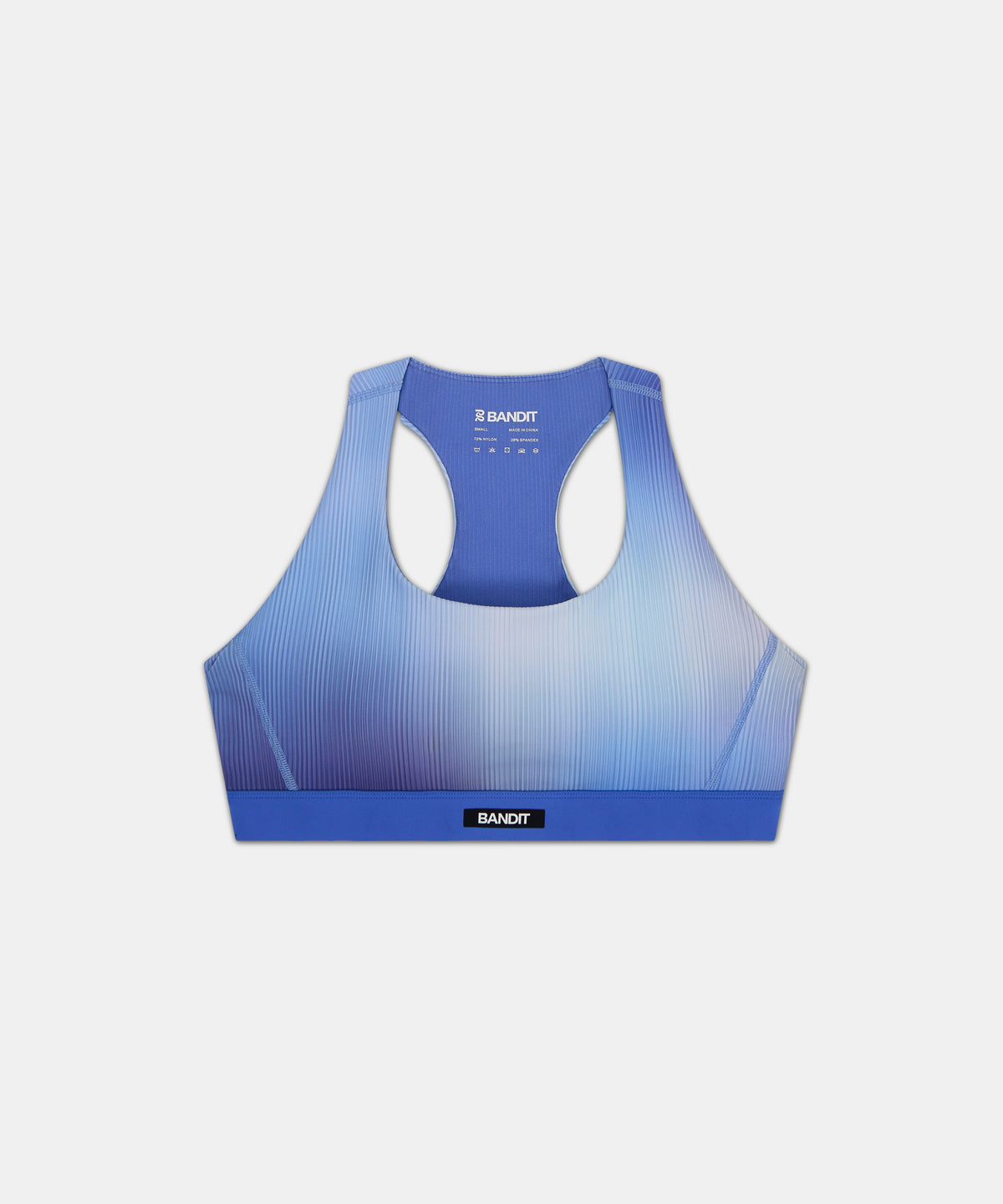 Cadence™ Scoop Neck Run Bra - Deep Peri Blue Gradient