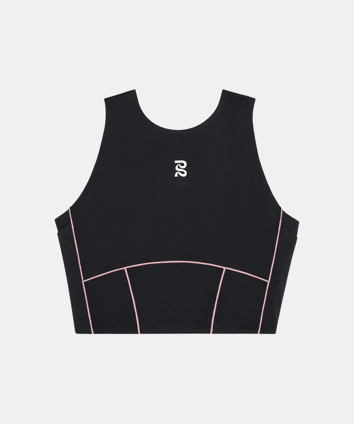 Stamina™ Pop Stitch Volta™ Crop - Black / Mauve