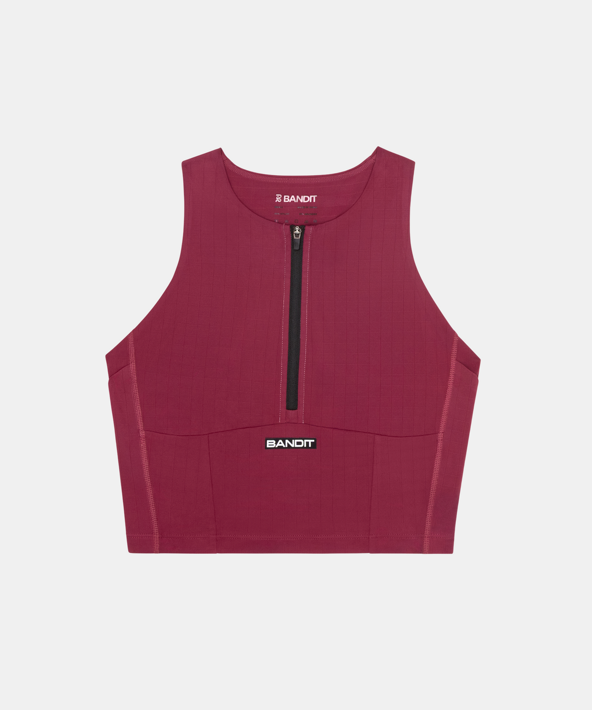 Gridlock™ Zip Front Race Crop - Berry