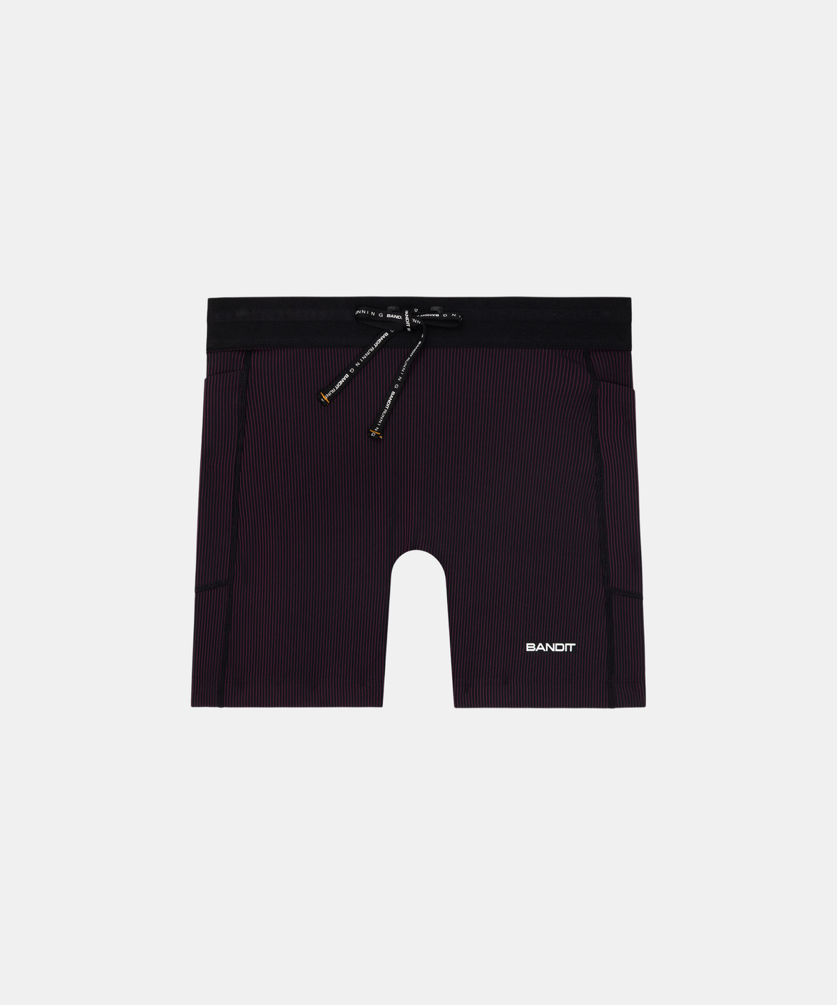 Striped Cadence™ 5" Compression - Black / Fig