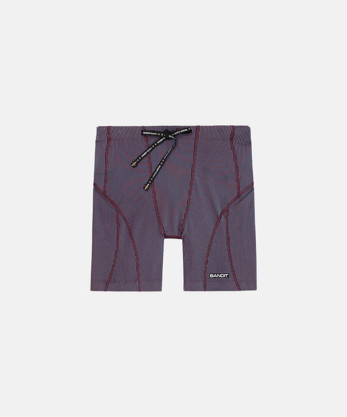 Striped Cadence™ 7 Pocket Quarter Tights - Fig / Vintage Blue