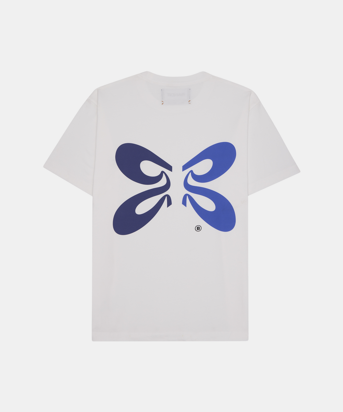 "Butterfly" Cotton Tee, Unisex - White
