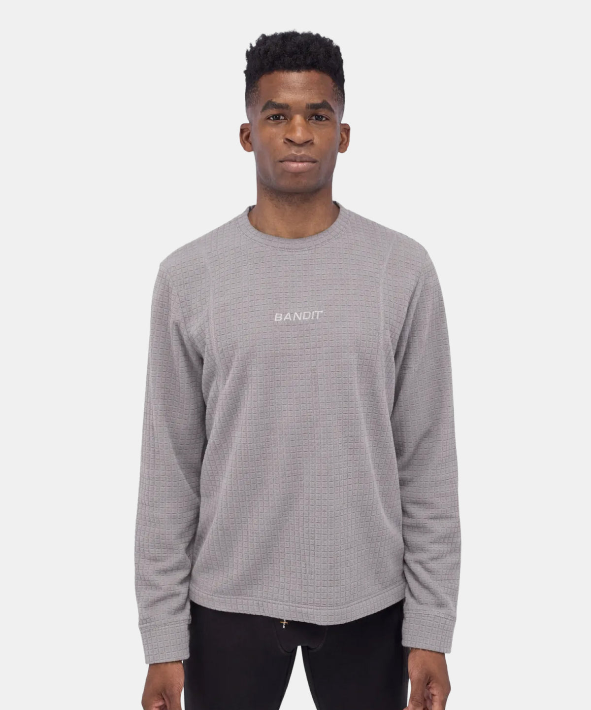 Men's MacroSoft Grid™ Pullover - Zinc