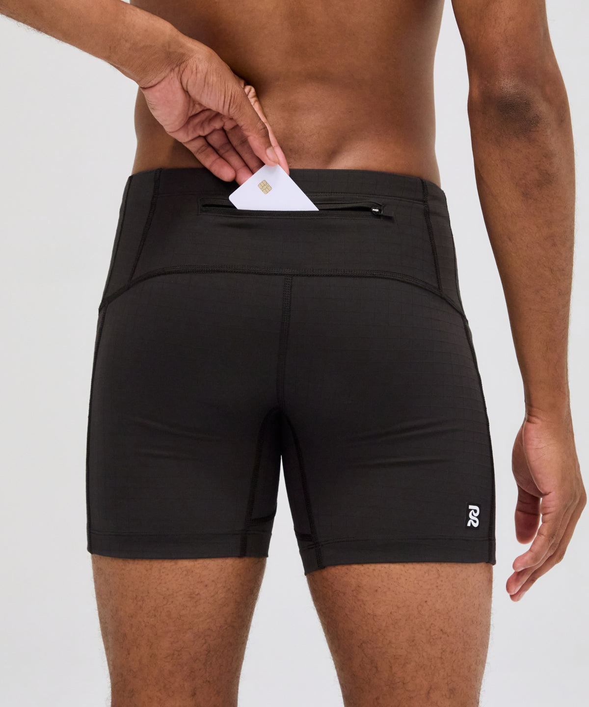 Gridlock™ 7 Pocket Quarter Tights - Black