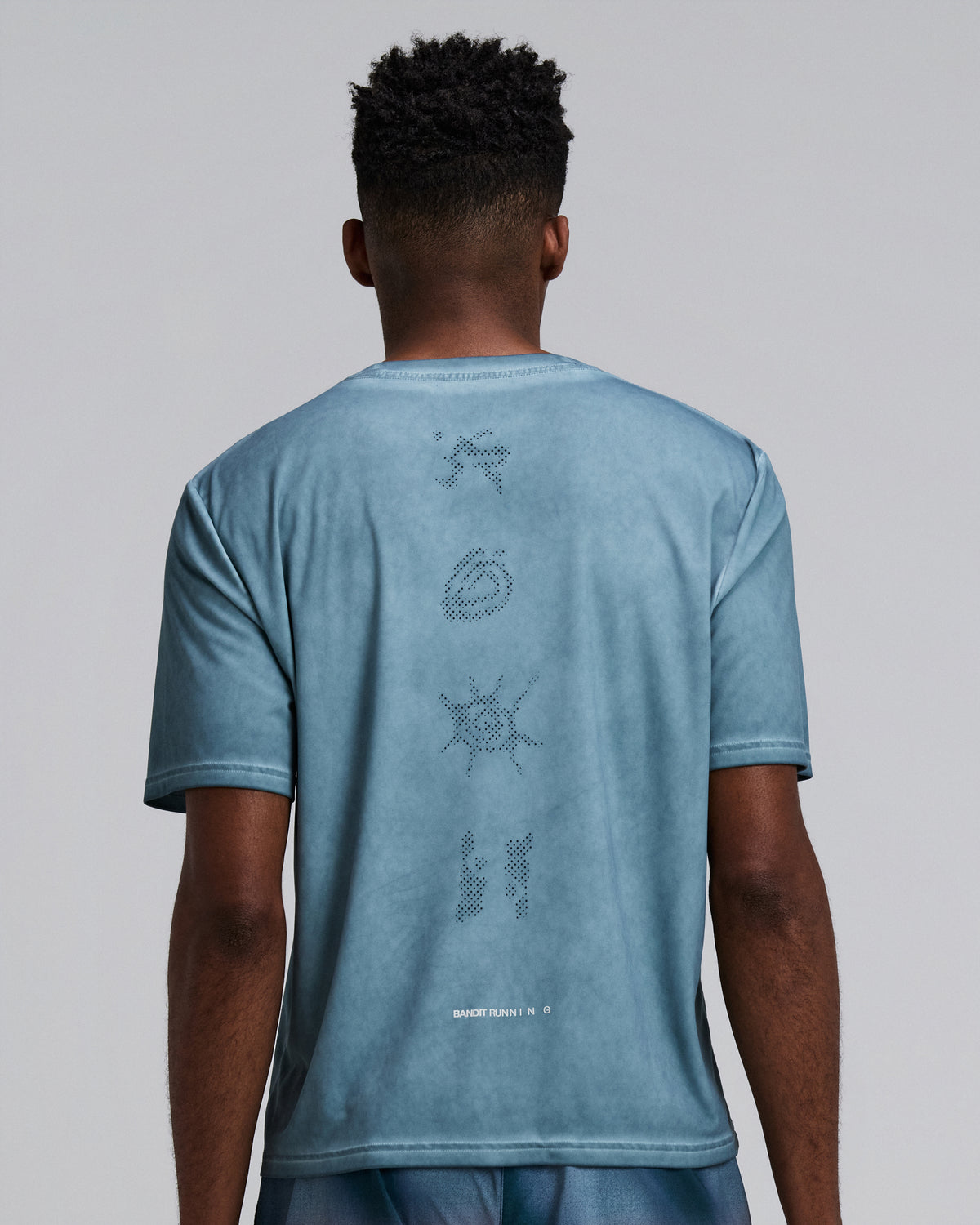 Men's FrioSoft™ Performance Box Tee - Tranquil Blue SaltFade™