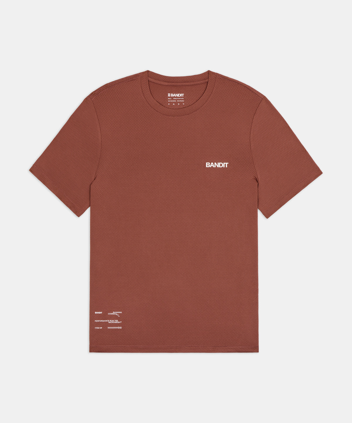 Men's Micromesh™ Run Tee - Mahogany