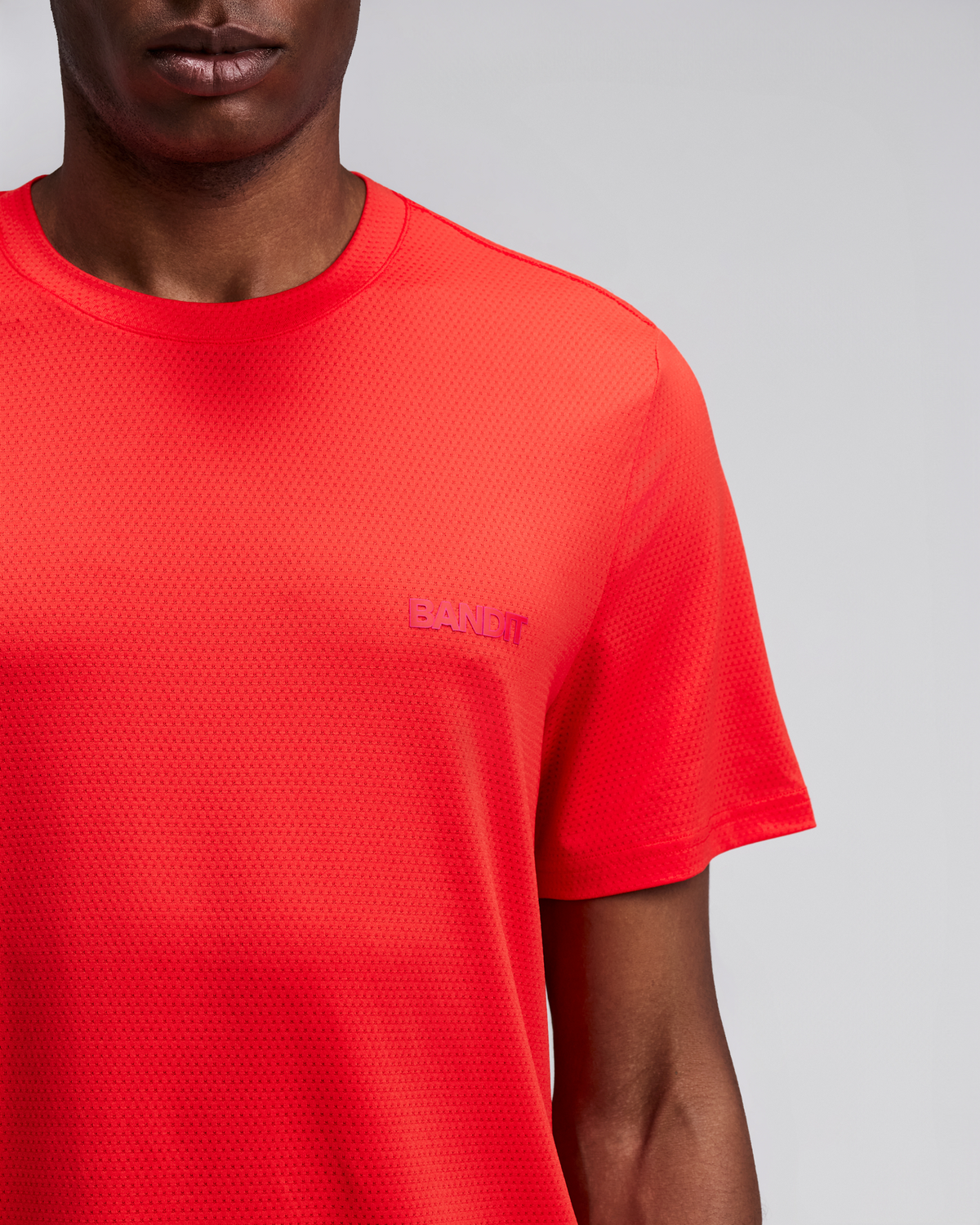 Men's Micromesh™ Short Sleeve Run Tee - Poppy