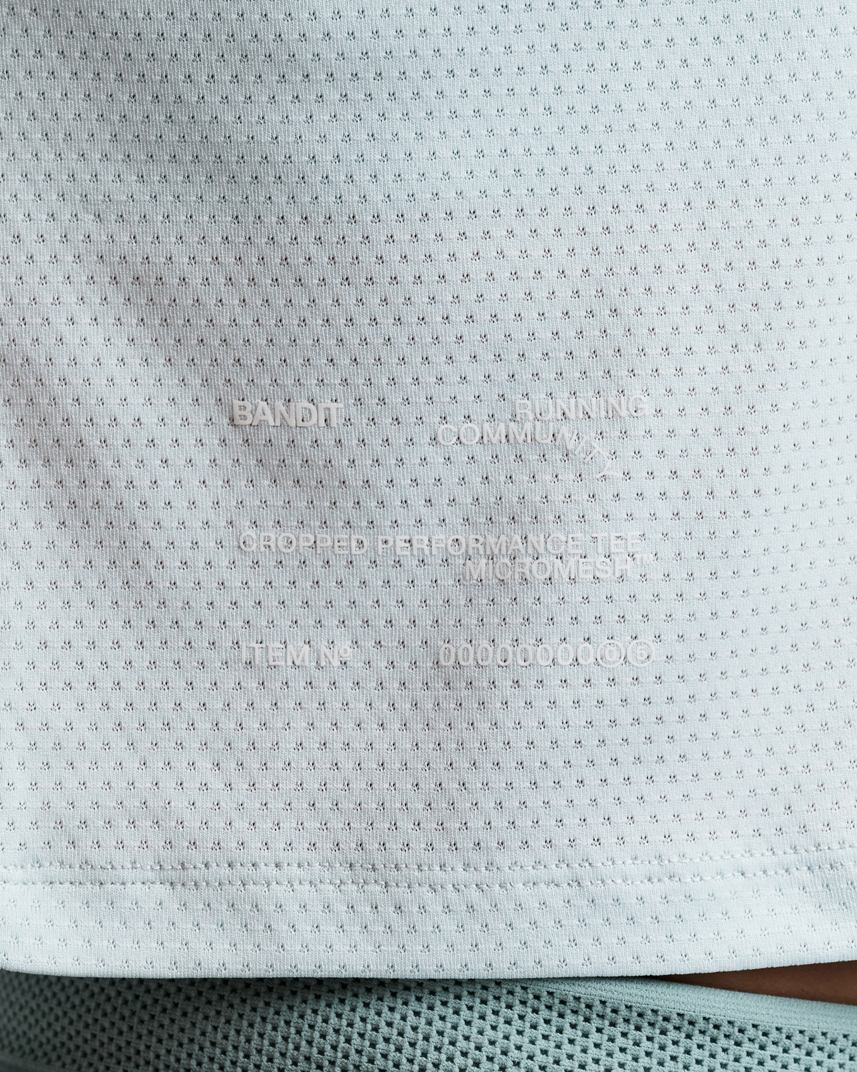 Women's Micromesh™ Cropped Run Tee - Mist