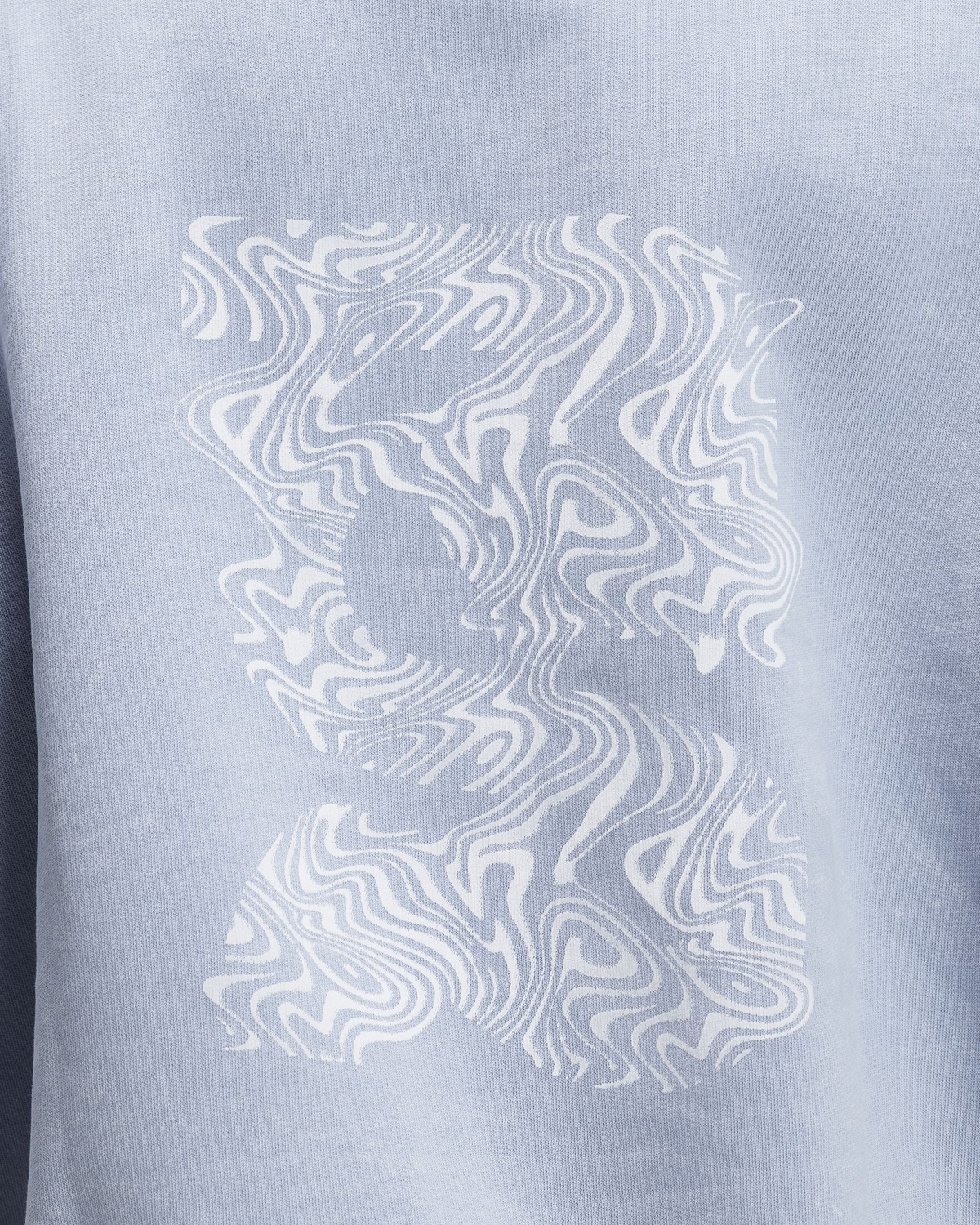 Unisex Chroma Wash Cropped Hoodie - Steel Horizon