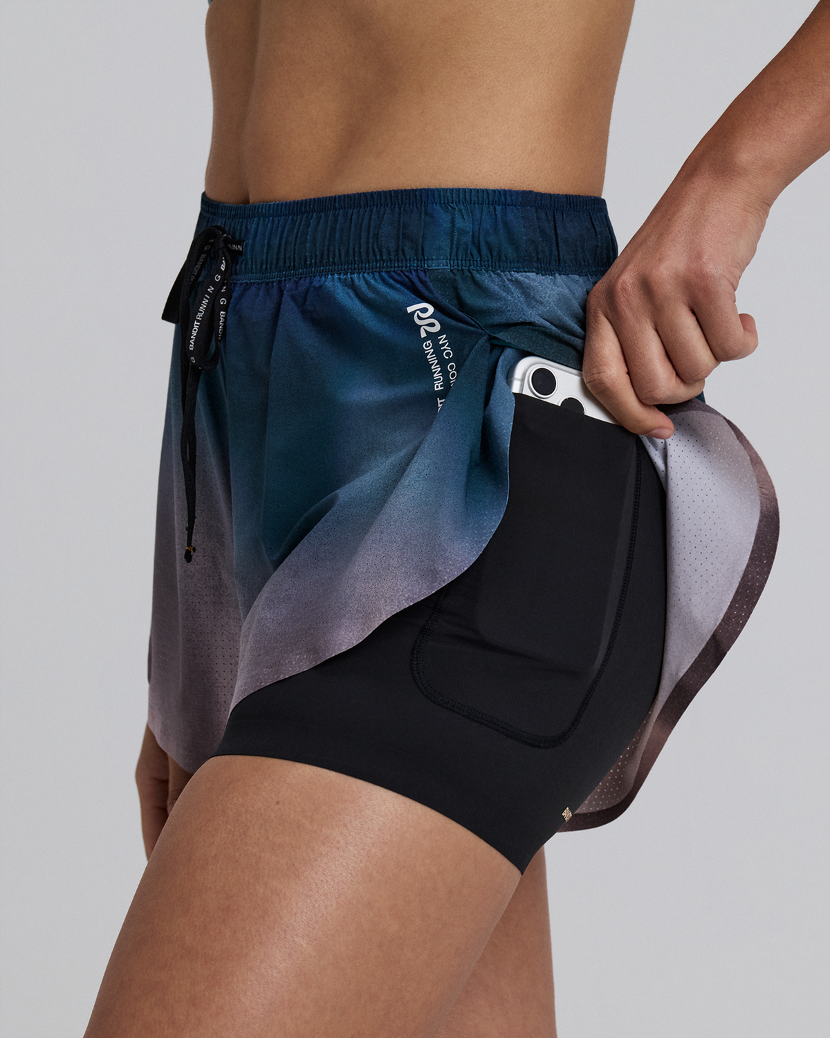 Women's Vento™ 2-in-1 Run Short - Flow State Aegean Multi