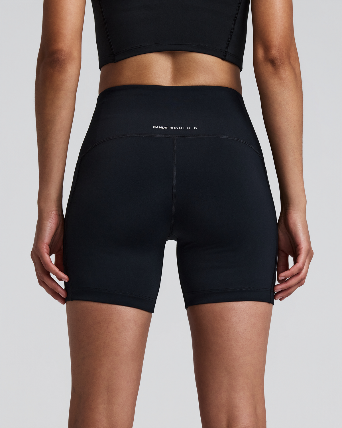 Women's Stamina™ High Waist 5" Compression Shorts - Black